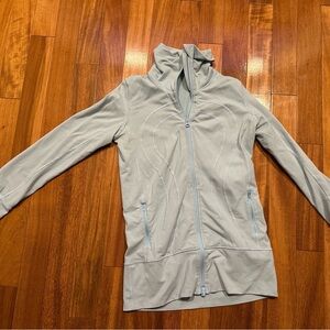 Lululemon Athletica powder blue High Collar Jacket